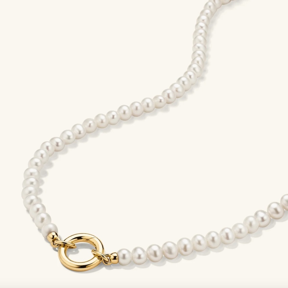 Mejuri Pearl Necklace